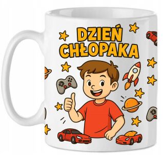 Kubek "Dzień Chłopaka" Prezent na Dzień Chłopaka, dla Chłopca, kolegi